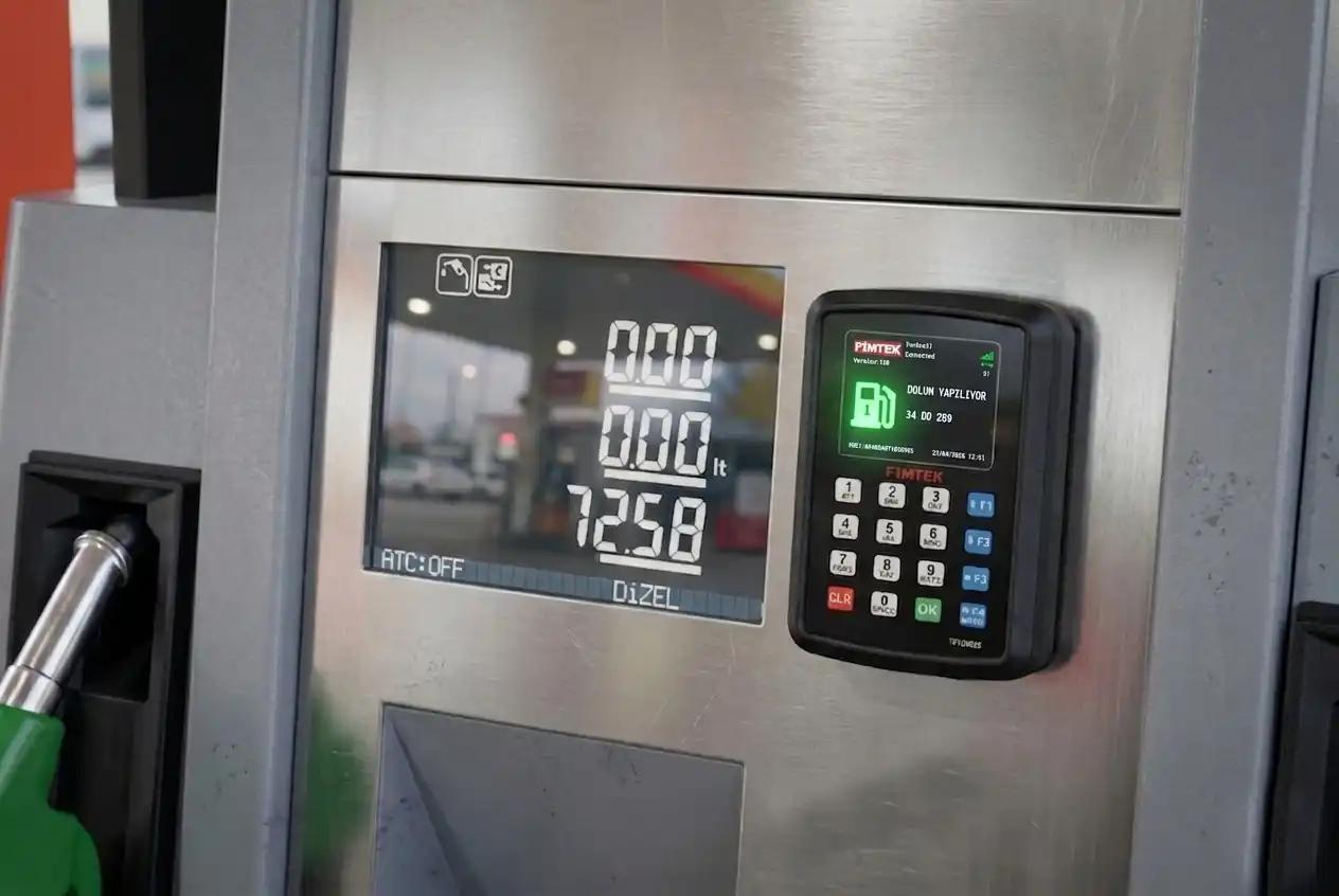 Fimtek field device screen during refuelling